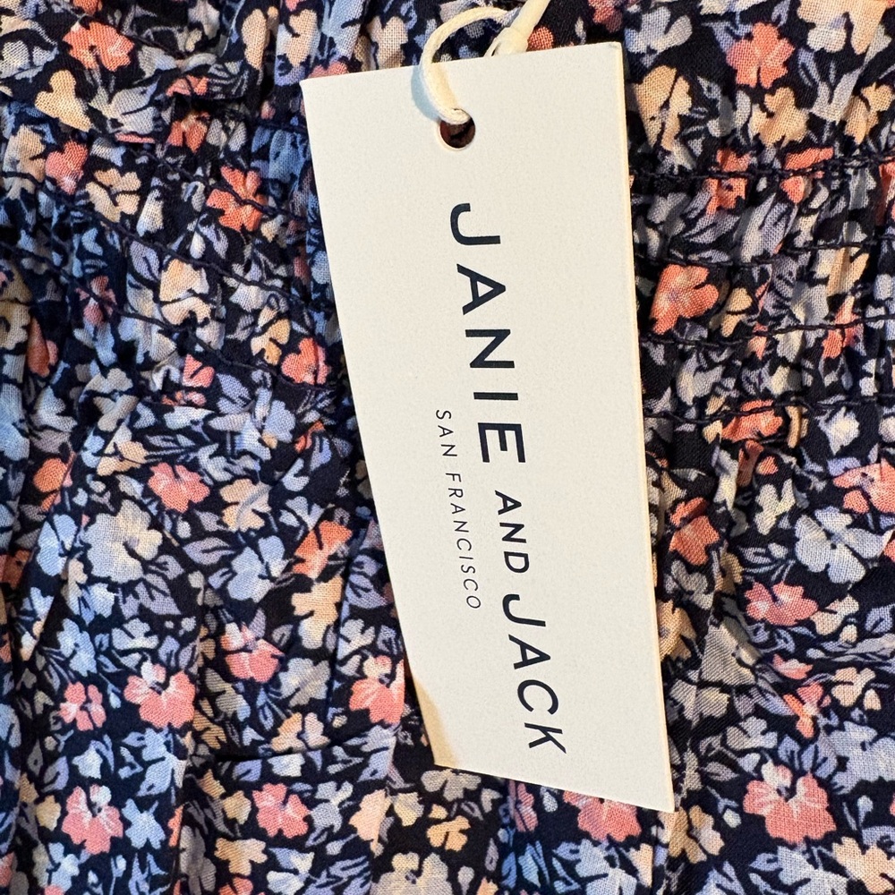 Janie and Jack Navy Floral Shorts